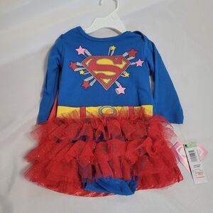 Supergirl Halloween Costume Dress Size 6-9 Months NWT